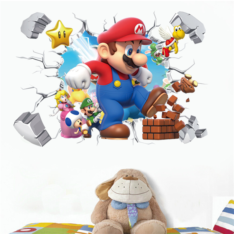 Baby Nursery Package - 3D Cartoon Anime Game Characters Muursticker