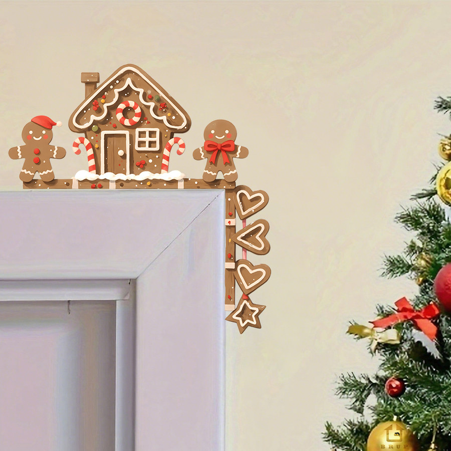 Baby Nursery Package - Peperkoekhuis & Man Kerst muursticker verwijderbare