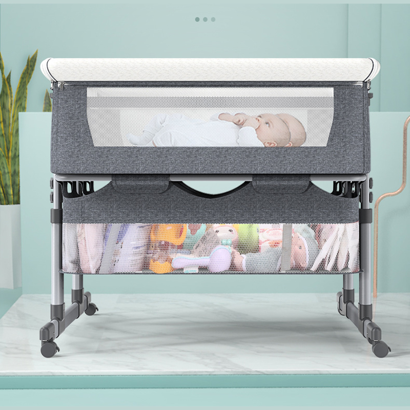 Baby Nursery Hamper - Twins wiegwieg, slaapwieg, in hoogte verstelbaar