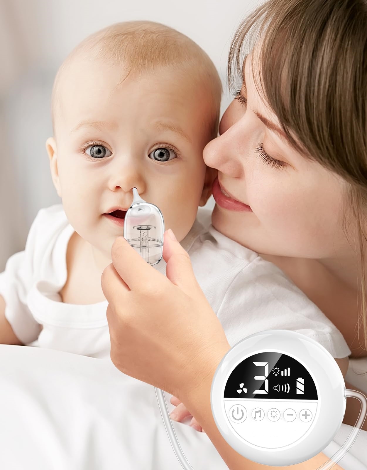 Baby Nursery Rhymes - Neuszuiger voor baby's, ziekenhuiskwaliteit neuszuiger met