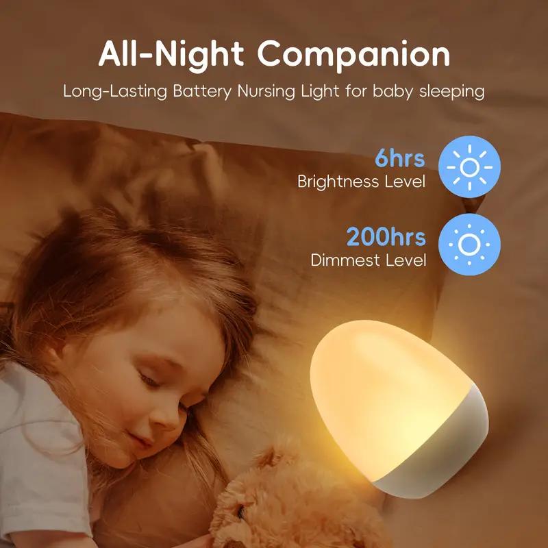 Baby Nursery Night Light - Touch-nachtlampje voor babykamer Oplaadbare draagbare kindereier-nachtlampje