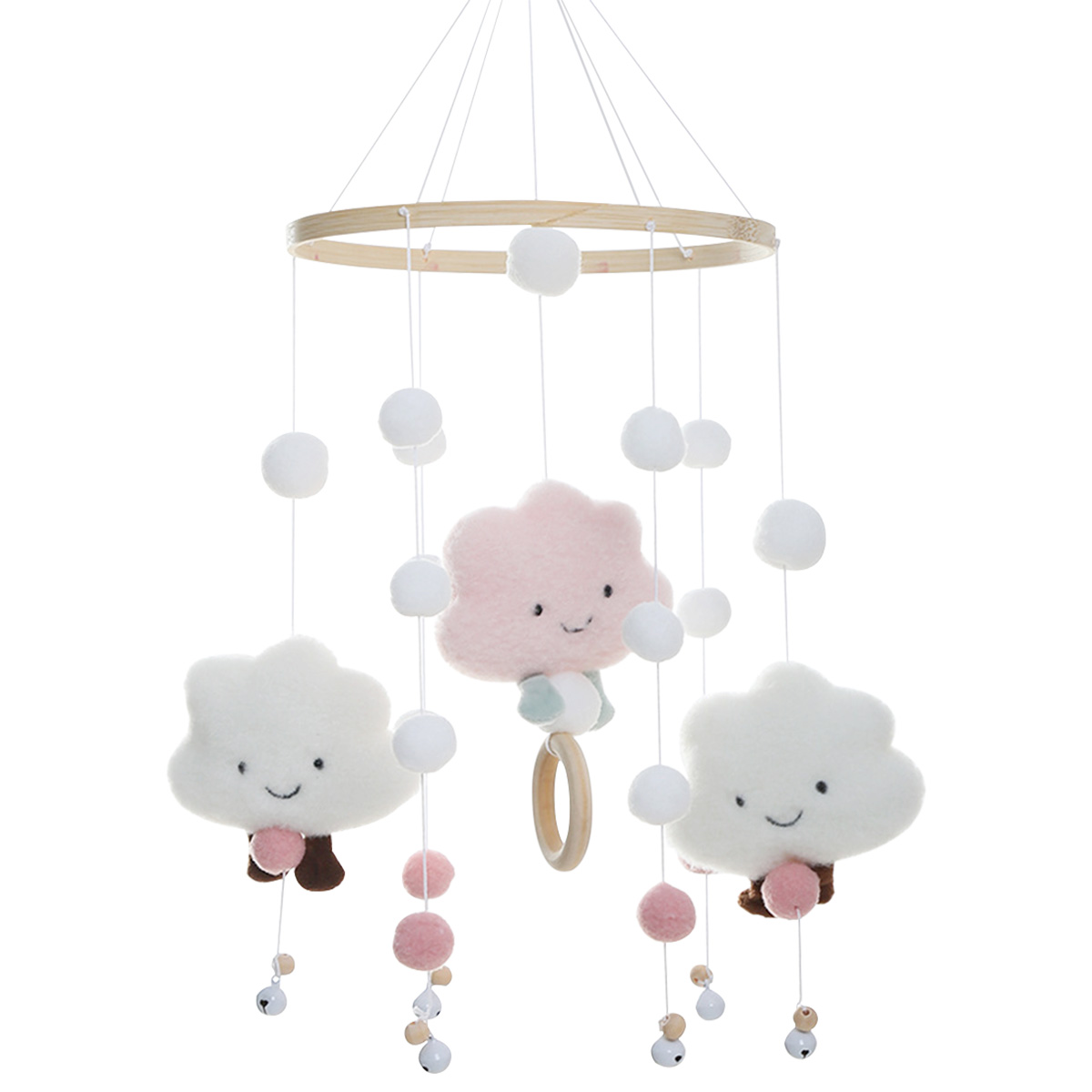 Baby Nursery Mobile - Mobiele windgong met Cloud Doll Hangmat