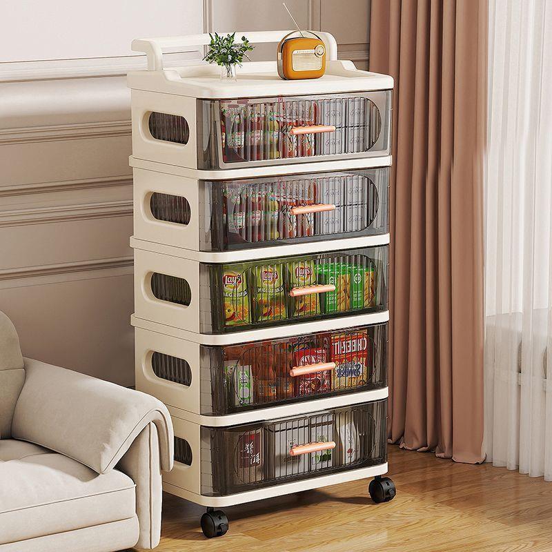 Baby Nursery Cart - Opbergkast voor kinderspeelgoed Meerlaagse lade Mobiele