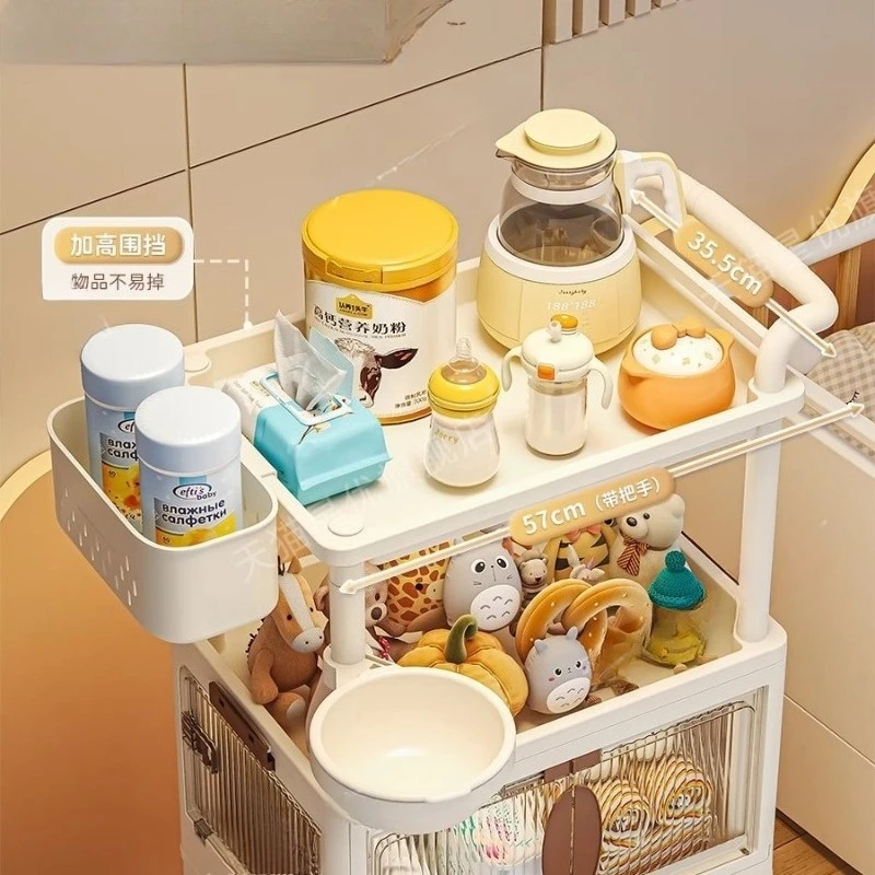 Meerlaagse opbergwagen voor ba - Baby Nursery Cart recensie en prijs