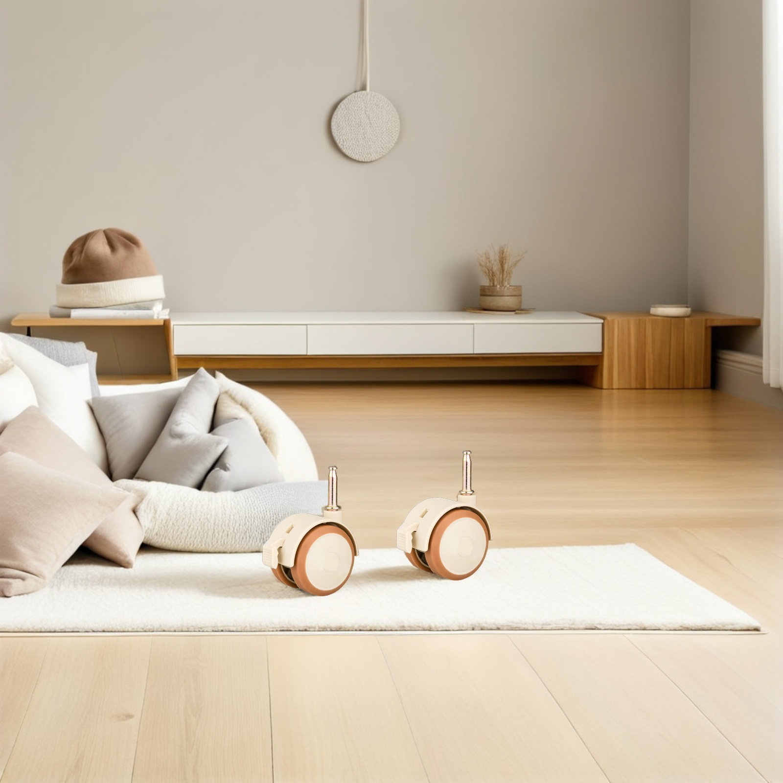 4-delige babywiegwielen, still - Baby Nursery Cart recensie en prijs