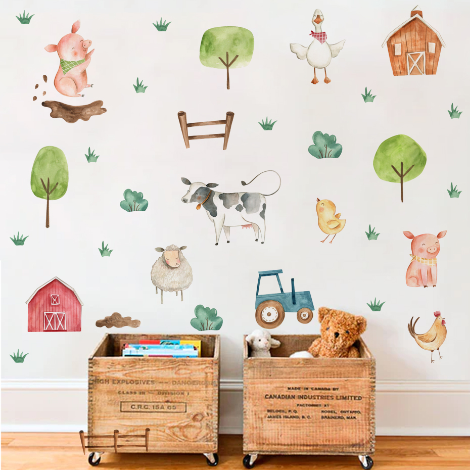 Boho Aquarel Schattige Boerder - Baby Nursery Package recensie en prijs
