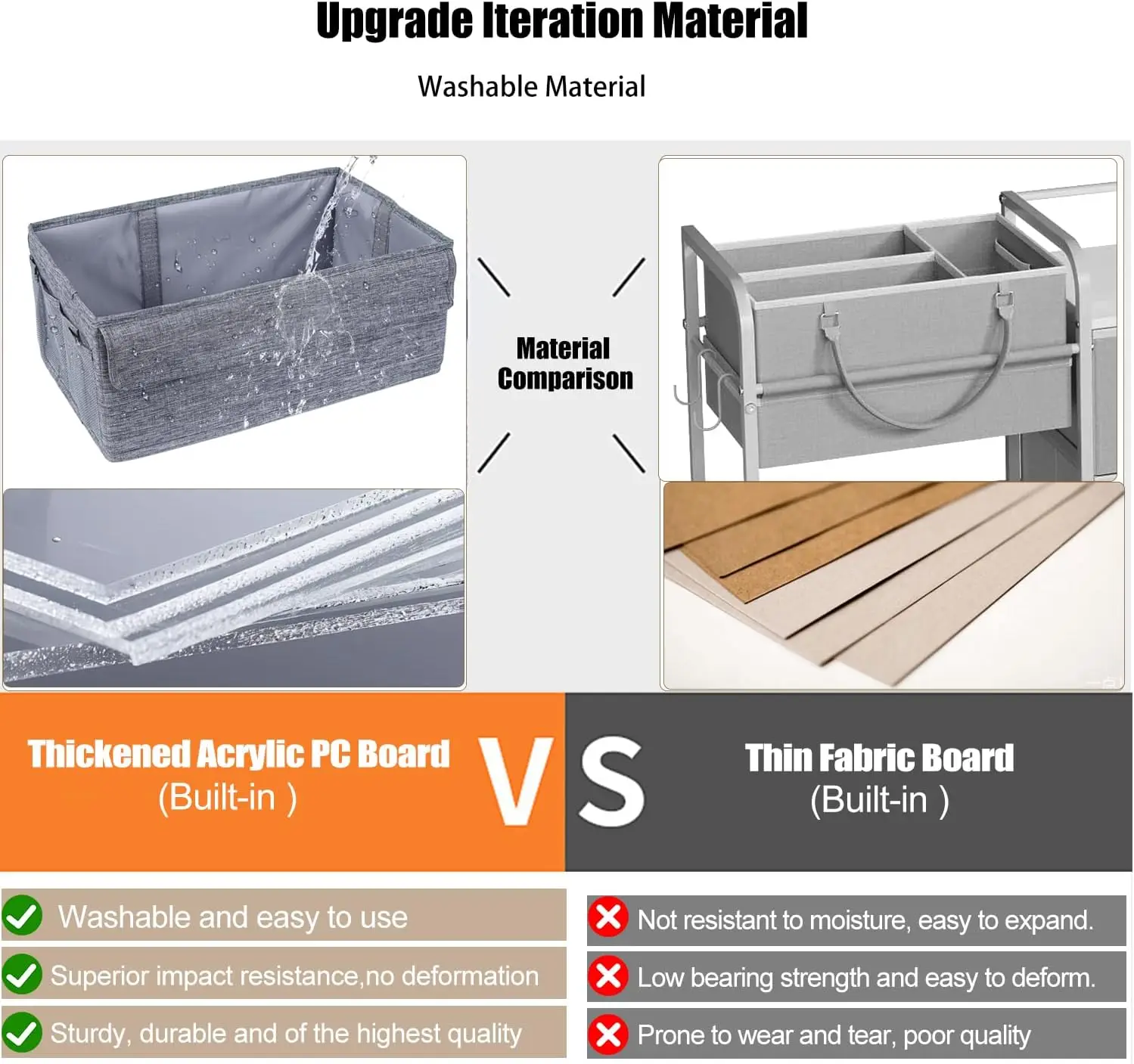 3-laags baby-luiermand-organiz - Baby Nursery Utility Cart recensie en prijs