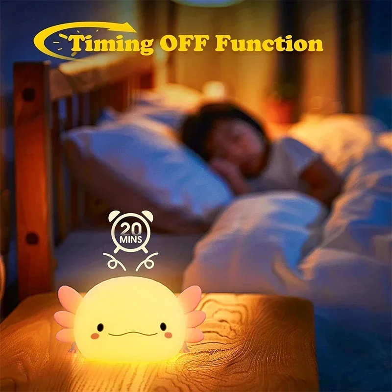 Leuke Axolotl-nachtlampje Sili - Baby Nursery Table Lamp recensie en prijs
