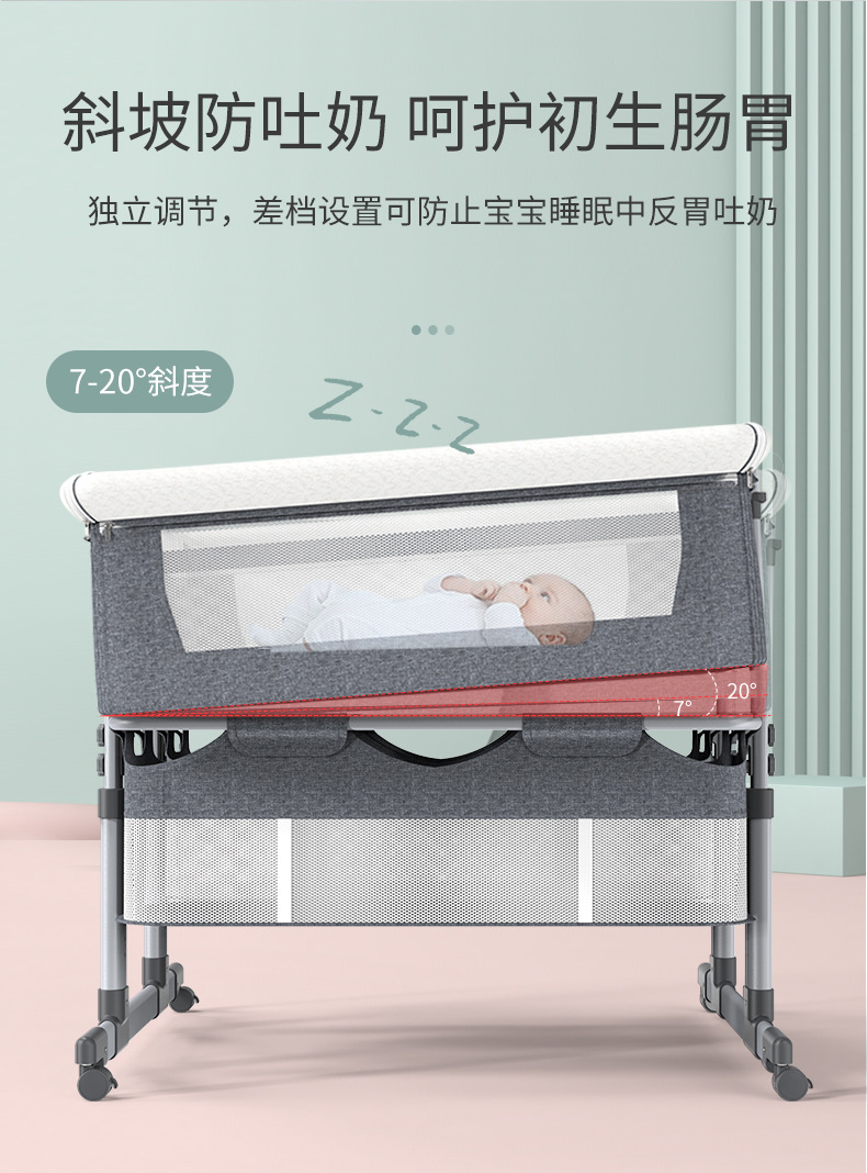 Draagbaar tweelingbabybedje, a - Baby Nursery With Queen Bed recensie en prijs