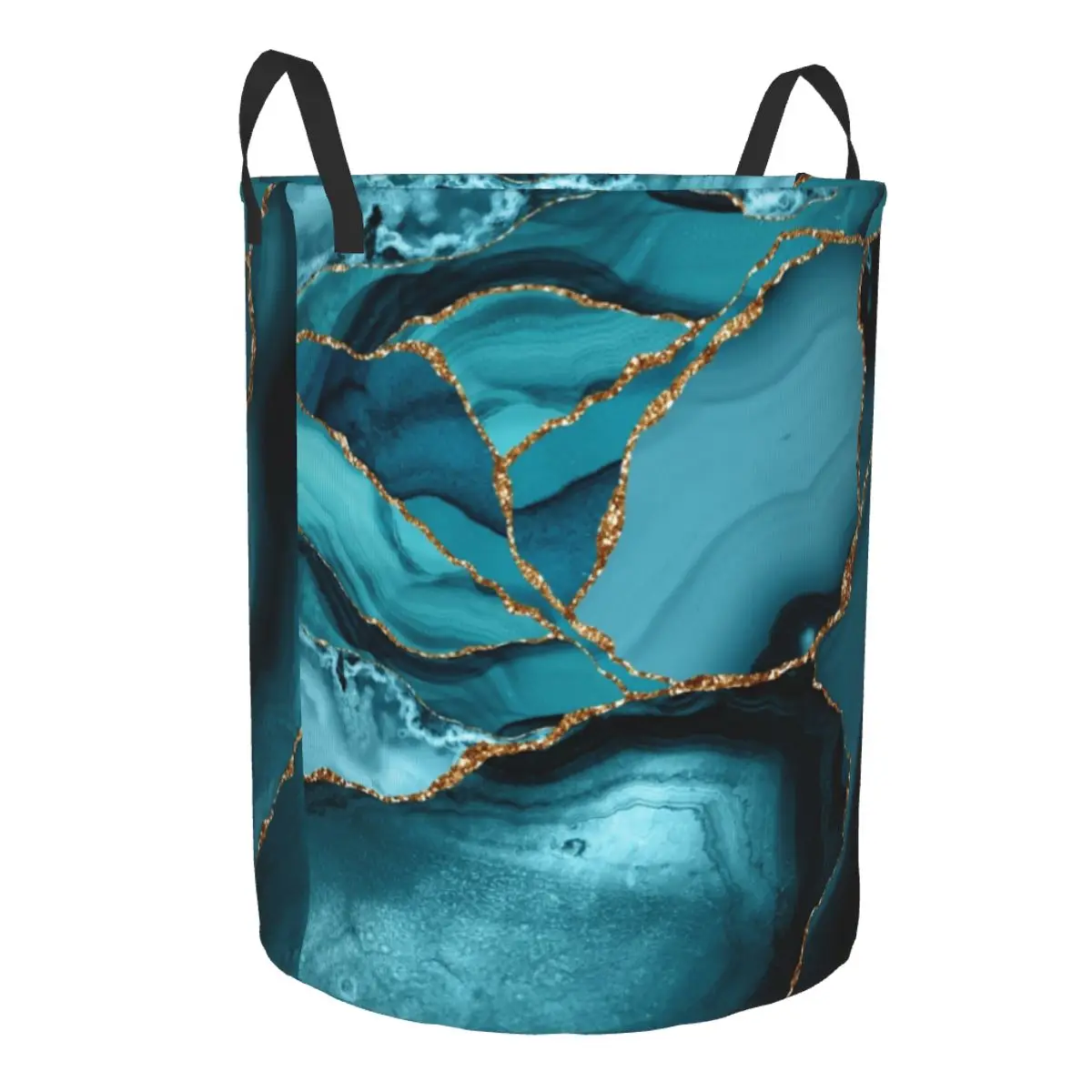 Aangepaste blauwgroen en goud  - Baby Nursery Hamper recensie en prijs