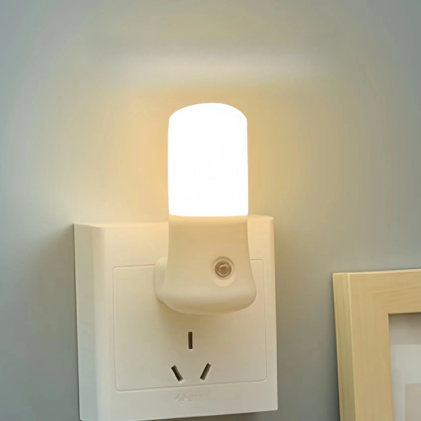 LED-nachtlampje Wit EU /US-dru - Baby Nursery Night Light recensie en prijs