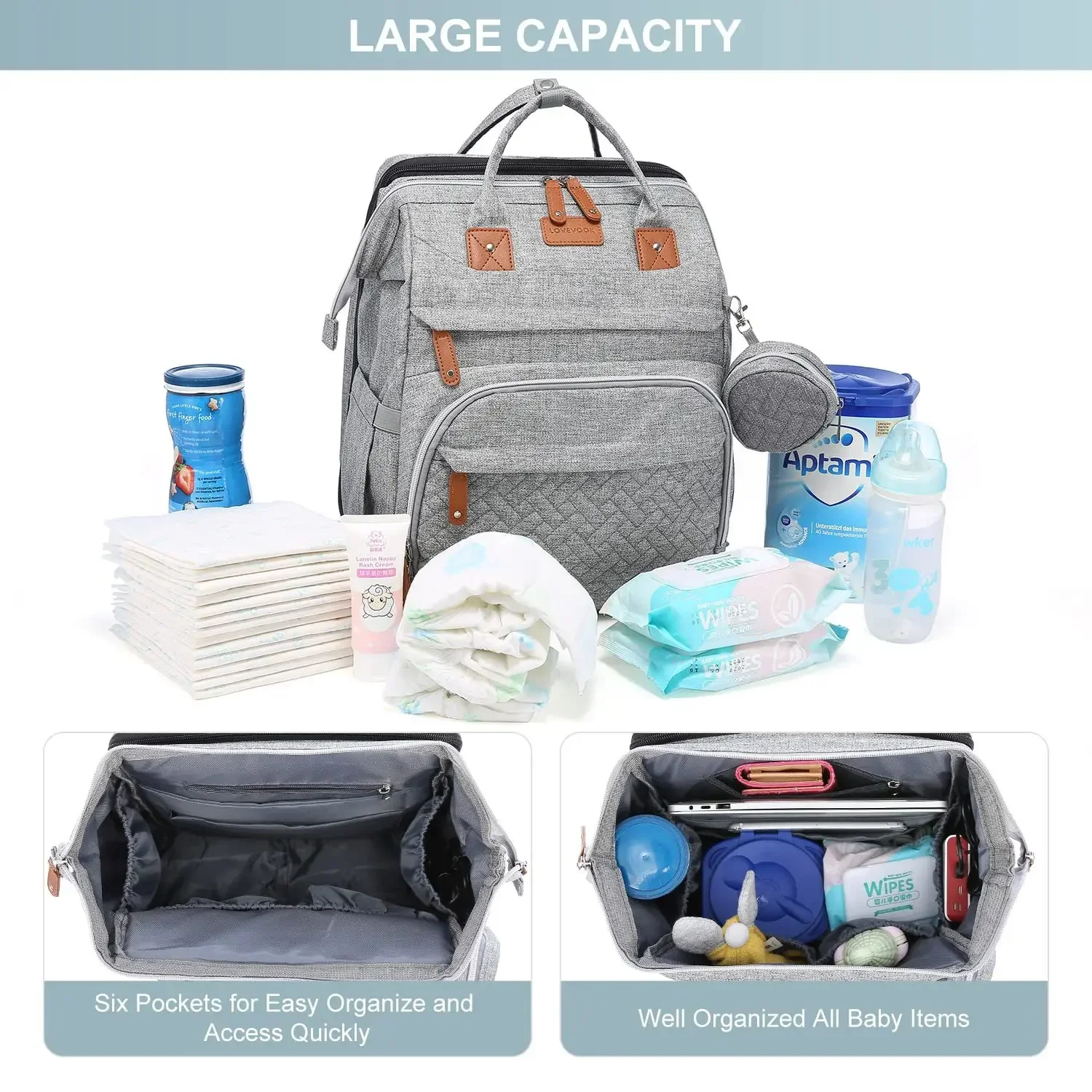 Nieuwe Baby Luier Luiertassen  - Baby Nursery Hamper recensie en prijs