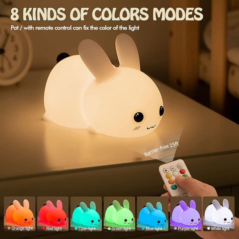 LED Konijn Nachtlampje Afstand - Baby Nursery Night Light recensie en prijs