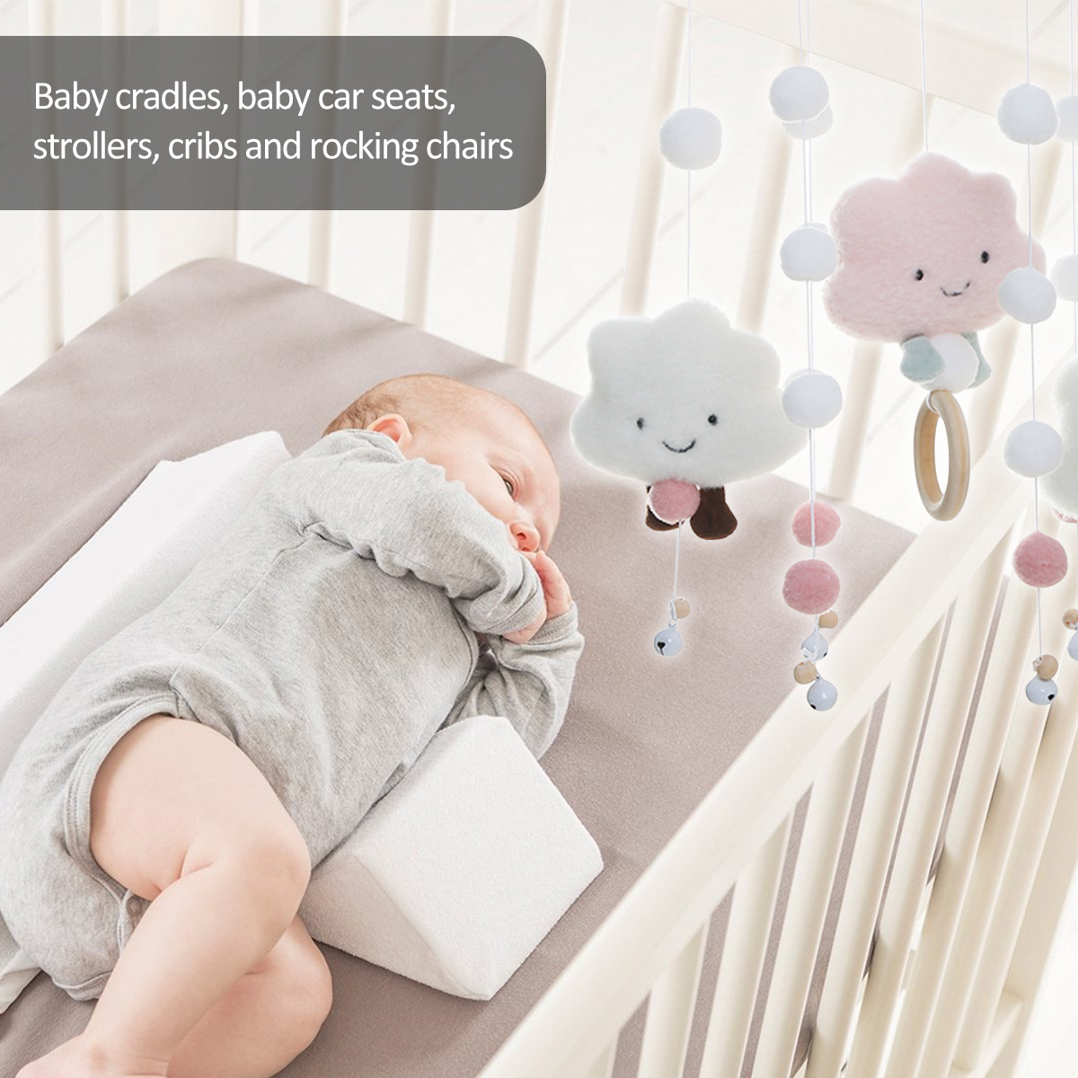 Mobiele windgong met Cloud Dol - Baby Nursery Mobile recensie en prijs