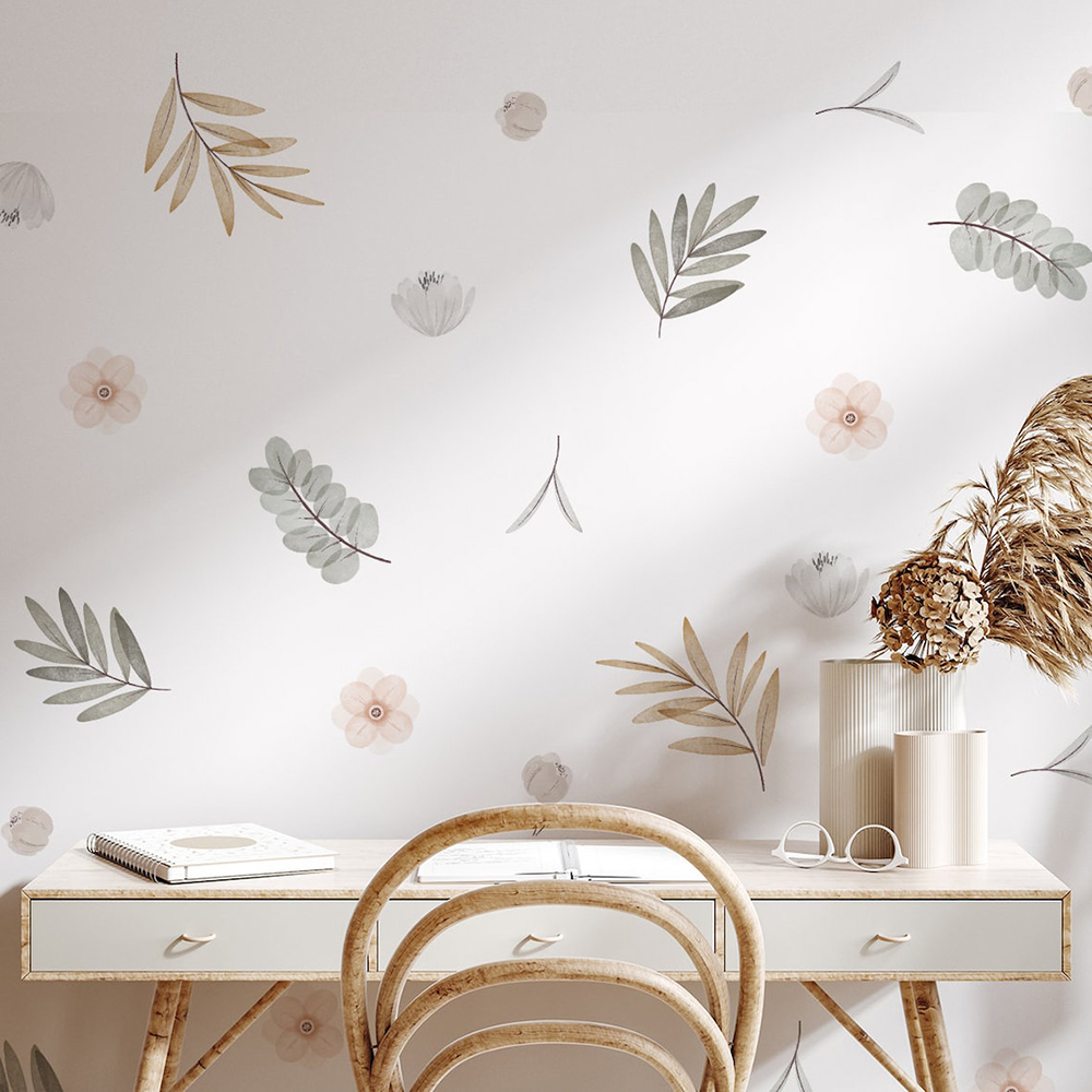 Boho Bladeren Botanische DIY M - Baby Nursery Murals recensie en prijs