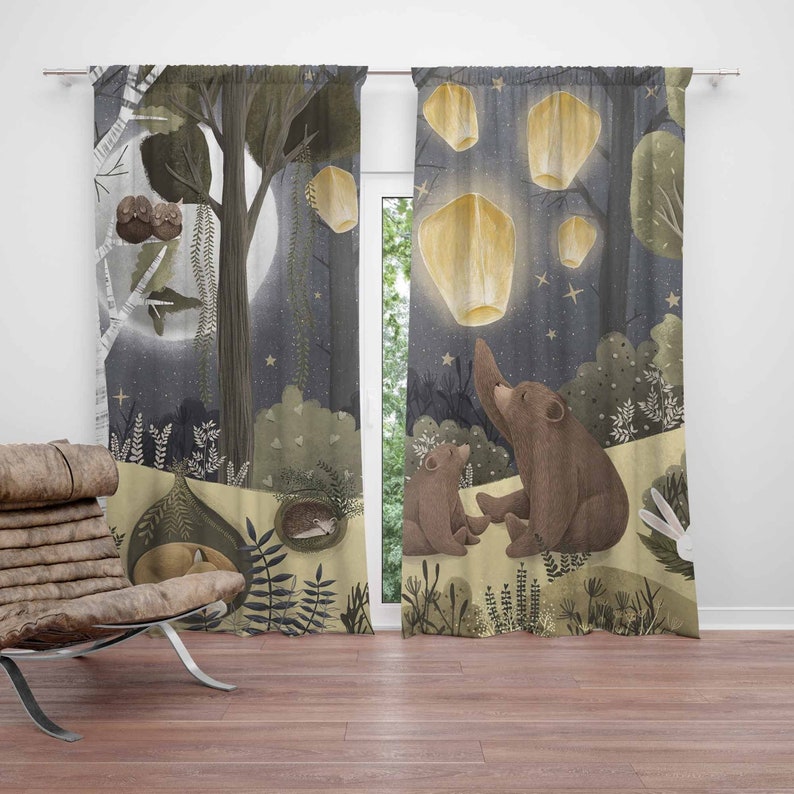Woodland Kinderkamer Gordijnen - Baby Nursery Youtube recensie en prijs